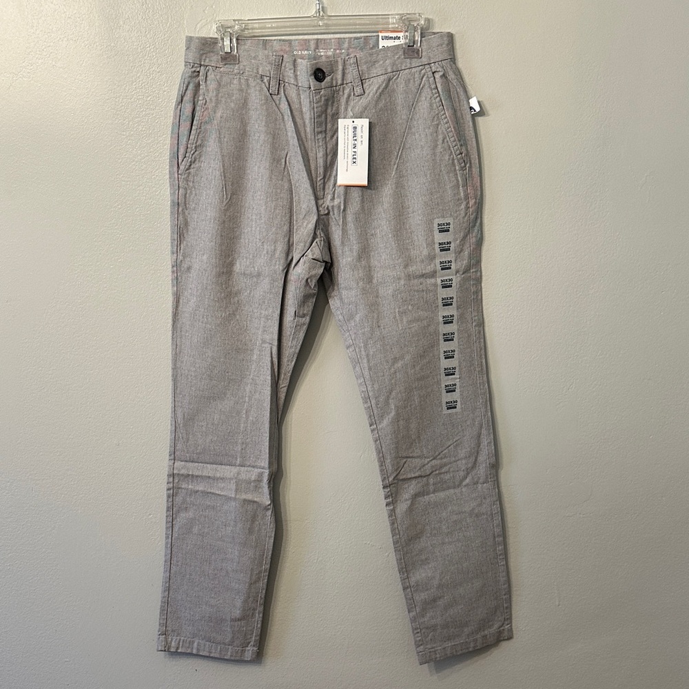 Old Navy Light Gray Chino Pants